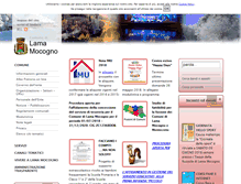 Tablet Screenshot of comune.lamamocogno.mo.it